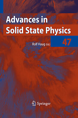 Livre Relié Advances in Solid State Physics 47 de 