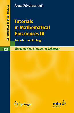 Kartonierter Einband Tutorials in Mathematical Biosciences IV von 
