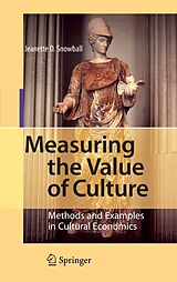 eBook (pdf) Measuring the Value of Culture de Jeanette D. Snowball