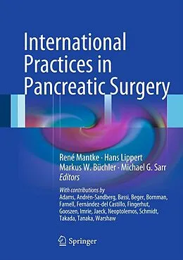 E-Book (pdf) International Practices in Pancreatic Surgery von René Mantke, Hans Lippert, Markus W. Büchler