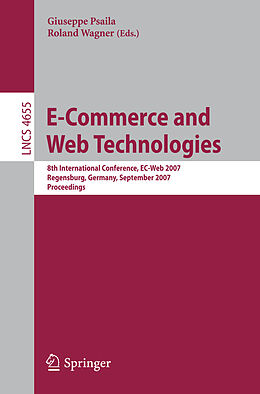 Couverture cartonnée E-Commerce and Web Technologies de 