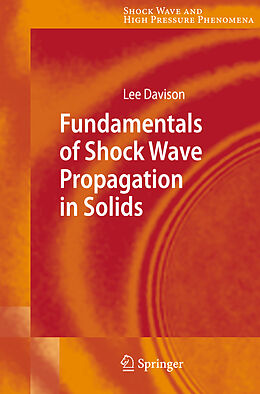 Livre Relié Fundamentals of Shock Wave Propagation in Solids de Lee Davison