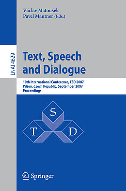 eBook (pdf) Text, Speech and Dialogue de 