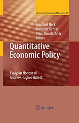 eBook (pdf) Quantitative Economic Policy de Reinhard Neck, Christian Richter, Peter Mooslechner