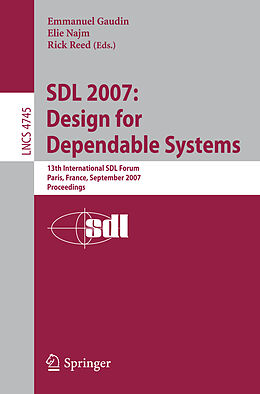 Kartonierter Einband SDL 2007: Design for Dependable Systems von 
