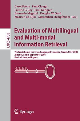 E-Book (pdf) Evaluation of Multilingual and Multi-modal Information Retrieval von 