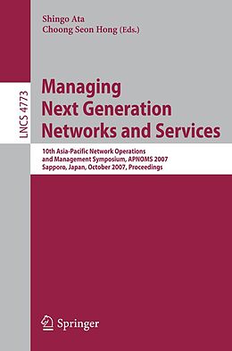 E-Book (pdf) Managing Next Generation Networks and Services von 
