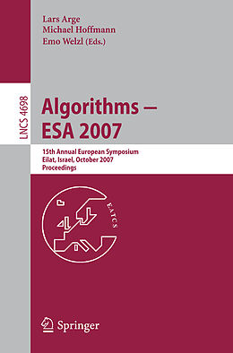 Kartonierter Einband Algorithms - ESA 2007 von 