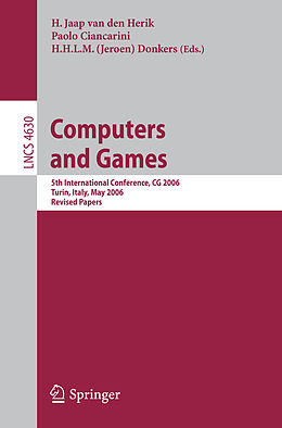 Couverture cartonnée Computers and Games de 