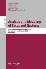 Kartonierter Einband (Kt) Analysis and Modeling of Faces and Gestures von