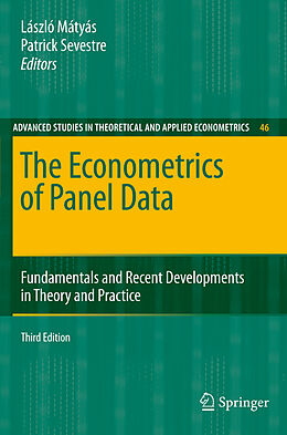 Livre Relié The Econometrics of Panel Data de 