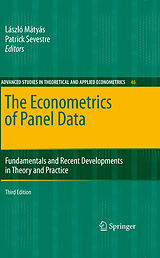 eBook (pdf) The Econometrics of Panel Data de L. Mátyás, Patrick Sevestre