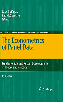 eBook (pdf) The Econometrics of Panel Data de L. Mátyás, Patrick Sevestre