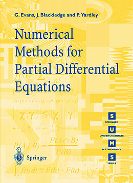 Couverture cartonnée Numerical Methods for Partial Differential Equations de G. Evans, P. Yardley, J. Blackledge