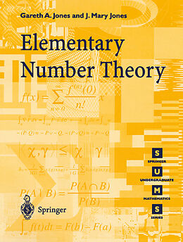 Couverture cartonnée Elementary Number Theory de Josephine M. Jones, Gareth A. Jones