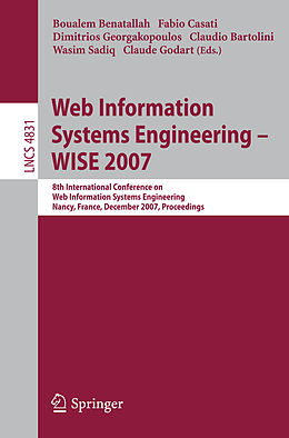 Kartonierter Einband Web Information Systems Engineering   WISE 2007 von 