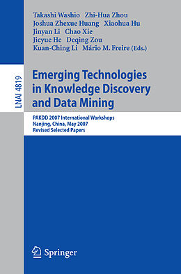 Kartonierter Einband Emerging Technologies in Knowledge Discovery and Data Mining von 