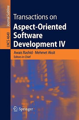 E-Book (pdf) Transactions on Aspect-Oriented Software Development IV von 