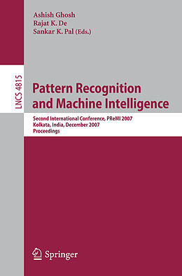 E-Book (pdf) Pattern Recognition and Machine Intelligence von 