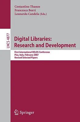 E-Book (pdf) Digital Libraries: Research and Development von 