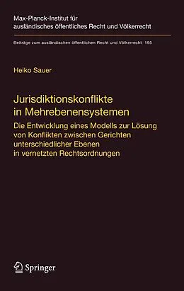E-Book (pdf) Jurisdiktionskonflikte in Mehrebenensystemen von Heiko Sauer