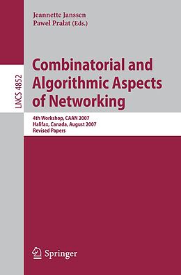 E-Book (pdf) Combinatorial and Algorithmic Aspects of Networking von 