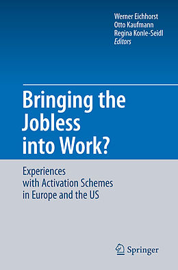 Livre Relié Bringing the Jobless into Work? de 