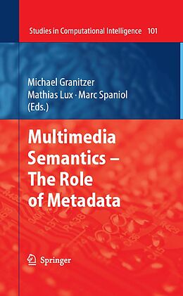 eBook (pdf) Multimedia Semantics - The Role of Metadata de 