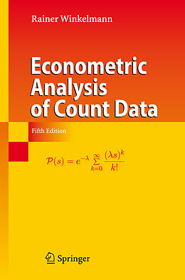 Livre Relié Econometric Analysis of Count Data de Rainer Winkelmann