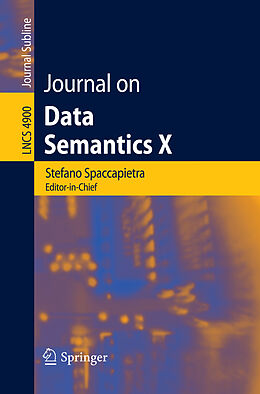Kartonierter Einband Journal on Data Semantics X von 
