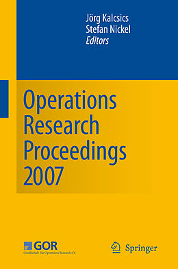 Kartonierter Einband Operations Research Proceedings 2007 von 