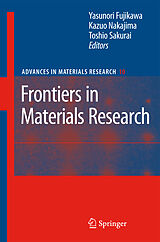 Livre Relié Frontiers in Materials Research de 