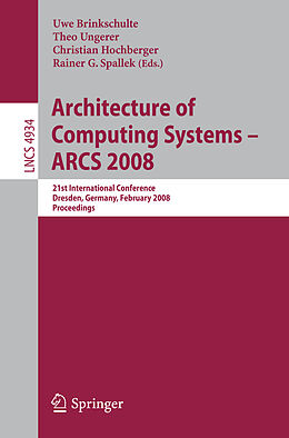 Kartonierter Einband Architecture of Computing Systems - ARCS 2008 von 