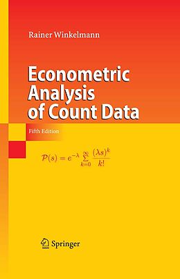 eBook (pdf) Econometric Analysis of Count Data de Rainer Winkelmann