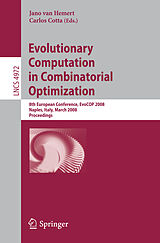 Couverture cartonnée Evolutionary Computation in Combinatorial Optimization de 