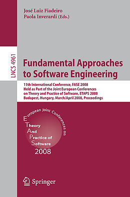 Kartonierter Einband Fundamental Approaches to Software Engineering von 