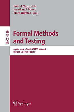 Kartonierter Einband Formal Methods and Testing von 