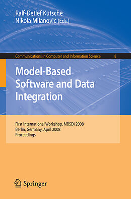 Couverture cartonnée Model-Based Software and Data Integration de 