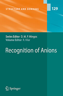 Livre Relié Recognition of Anions de 