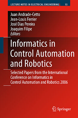 Livre Relié Informatics in Control Automation and Robotics de 