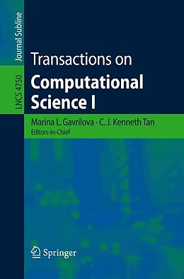 E-Book (pdf) Transactions on Computational Science I von 