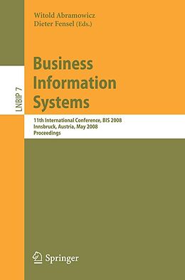 eBook (pdf) Business Information Systems de Witold Abramowicz, Dieter Fensel