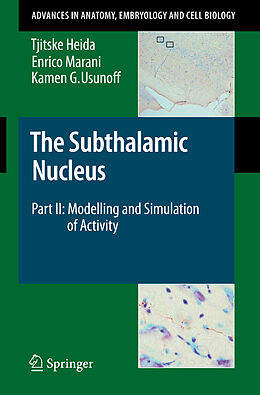 Couverture cartonnée The Subthalamic Nucleus de Tjitske Heida, Kamen G. Usunoff, Enrico Marani