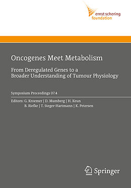 eBook (pdf) Oncogenes Meet Metabolism de G. Kroemer, D. Mumberg, H. Keun