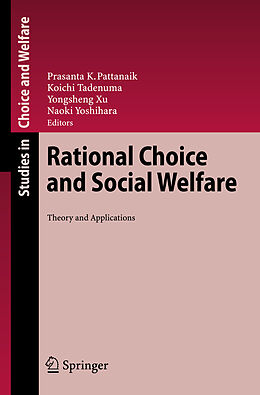 Livre Relié Rational Choice and Social Welfare de 