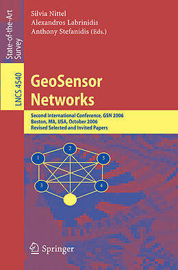 Kartonierter Einband GeoSensor Networks von 