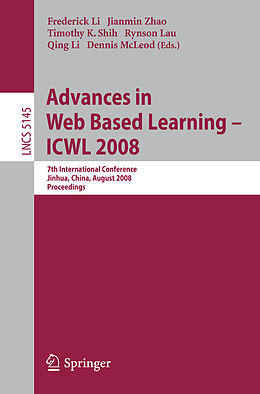 E-Book (pdf) Advances in Web Based Learning - ICWL 2008 von 