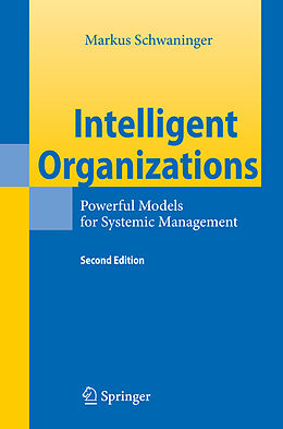 Livre Relié Intelligent Organizations de Markus Schwaninger