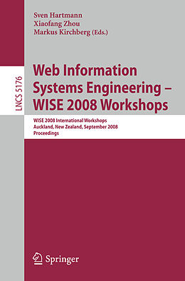 E-Book (pdf) Web Information Systems Engineering - WISE 2008 Workshops von 
