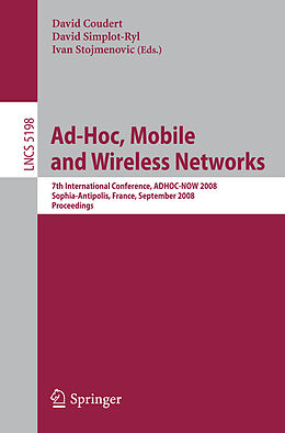 Kartonierter Einband Ad-hoc, Mobile and Wireless Networks von 